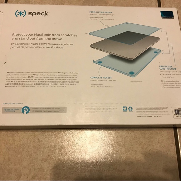 Speck MacBook Air 11" smart Shell Pink Case Cover - Picture 4 of 6